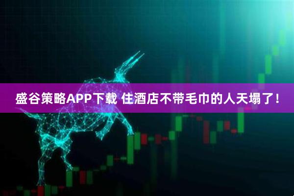 盛谷策略APP下载 住酒店不带毛巾的人天塌了！